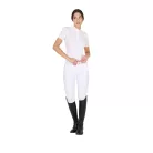 Női, slim fit versenypóló gombokkal