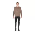 Equestro Férfi pamut pulóver logóval