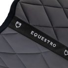 Equestro Embroidered Logo ugró nyeregalátét - sötétszürke