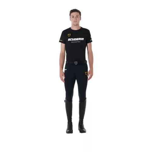 Scuderia Equestro férfi stretch pamut póló