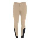 Férfi slim fit tapadó lovaglónadrág logóval