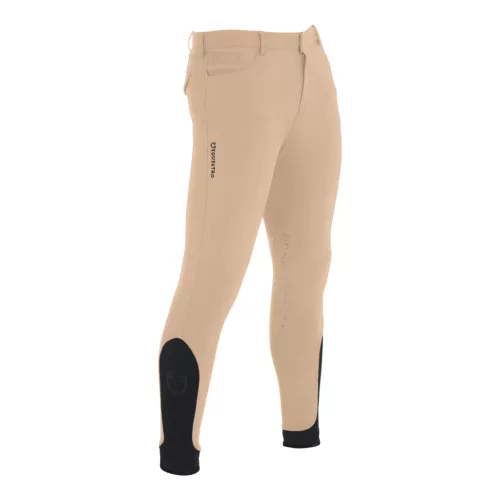 Férfi slim fit tapadó lovaglónadrág logóval