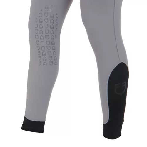 Férfi slim fit grip lovaglónadrág logóval