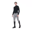 Férfi slim fit markolatú lovaglónadrág logóval