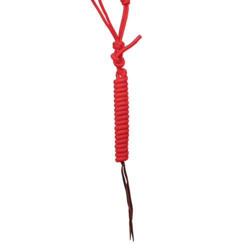 Gyöngyös csomós kantár vezetővel