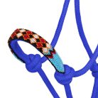 Gyöngyös csomós kantár vezetővel