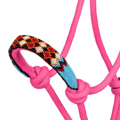 Gyöngyös csomós kötőfék vezetővel