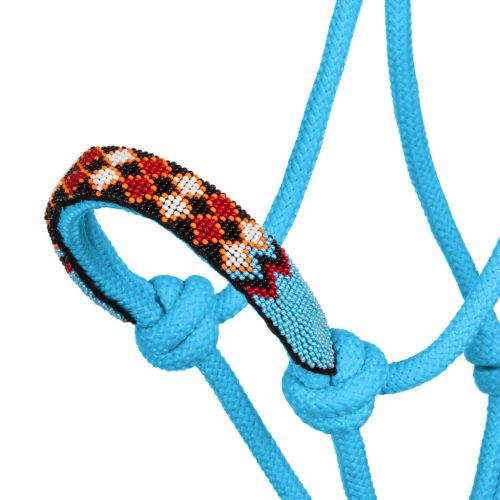 Gyöngyös csomós kötőfék vezetővel