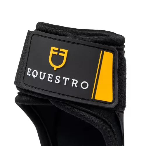 Equestro neoprén tépőzáras bokavédő - sötétbarna, Full