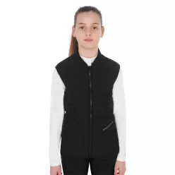 Equestro Lány slim fit technikai anyagú mellény