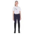 Equestro Lányok slim fit póló - zavaró lónyomattal