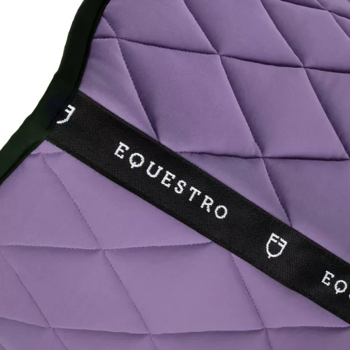 Equestro Embroidered Logo ugró nyeregalátét - lila