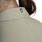 Női versenyzakó négy gombbal, perforált anyagból