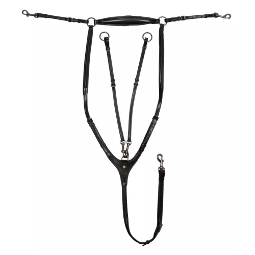 Levehető martingálos bőr pectorál