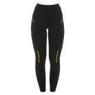 Női slim fit leggings mikrohálós betétekkel