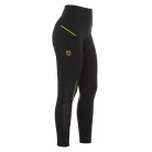 Női slim fit leggings mikro hálós betétekkel