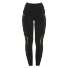 Női slim fit leggings mikro hálós betétekkel
