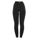 Női slim fit leggings mikro hálós betétekkel