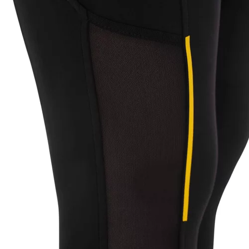Női slim fit leggings mikro hálós betétekkel