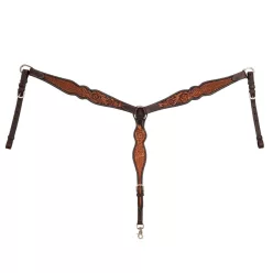 WESTERN mellkötő virágmintával