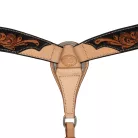 WESTERN mellkötő sötét virágmintával