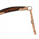 WESTERN mellkötő sötét virágmintával