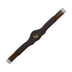   Equestro anatómiai kishasvédős heveder - sötétbarna, 150 cm