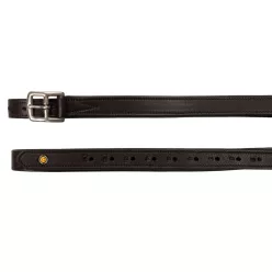 Bőr kengyelszíjak számozott lyukakkal
