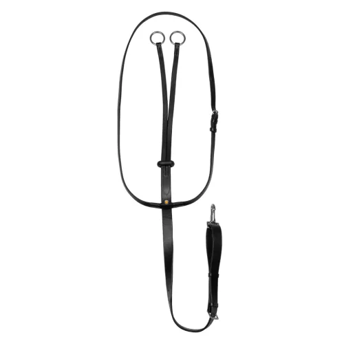 Ezüst varrással készült martingál nyakörv