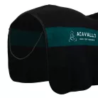 Acavallo Gyapjú istállótakaró 800 g töltettel, 155 cm, fekete szín