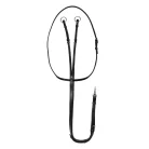 Bőr martingál ezüst varrással