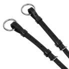 Bőr martingál ezüst varrással