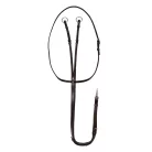 Bőr martingál ezüst varrással