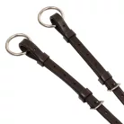 Bőr martingál ezüst varrással