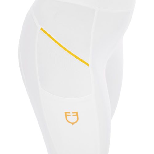 Női slim fit leggings mikrohálós betétekkel