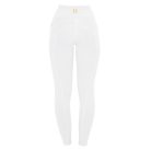 Női slim fit leggings mikro hálós betétekkel