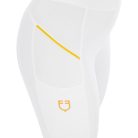 Női slim fit leggings mikro hálós betétekkel