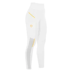 Női slim fit leggings mikro hálós betétekkel