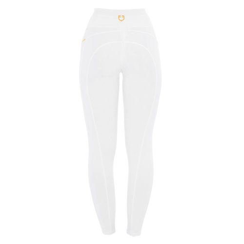 Női slim fit leggings mikro hálós betétekkel