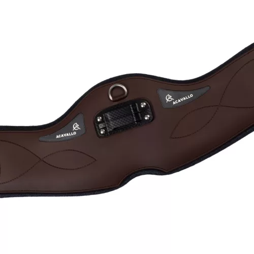 Anatómiai díjlovas heveder gél pvc, 70 cm, sötét barna