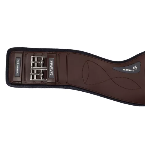 Anatómiai díjlovas heveder gél pvc, 70 cm, sötét barna
