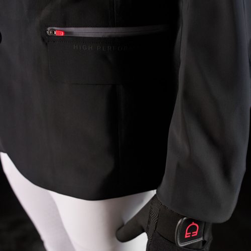 Equestro Ridertechnology férfi versenyzakó hőhegesztett varrásokkal