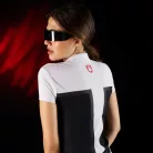 Equestro Ridertechnology női verseny polo felső perforált anyagból