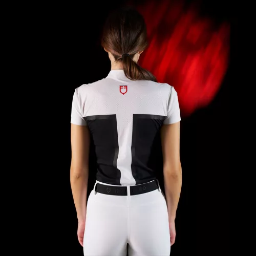 Equestro Ridertechnology női versenypóló perforált anyagból
