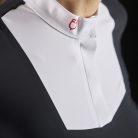 Equestro Ridertechnology női verseny polo rövid ujjakkal és gombokkal