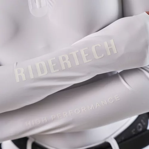 Equestro Ridertech hosszú ujjú női versenying - fehér, S