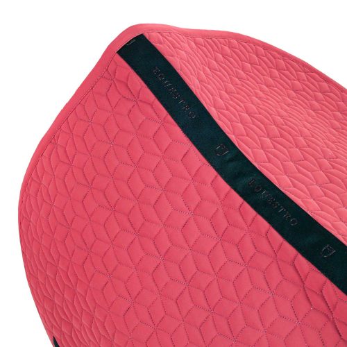 Equestro Cube Quilting ugró nyeregalátét - korall