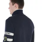 Equestro Férfi nylon és kötött dzseki elülső cipzárral