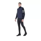 Equestro Férfi nylon és kötött dzseki elülső cipzárral