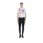 Equestro Férfi Ride It Live It slim fit póló logóval